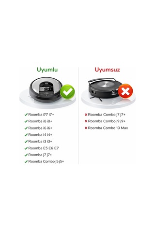 Robot Süpürge Toz Torbası Seti İrobot İ7 Plus İle Uyumlu 2 Adet