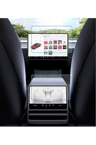 Lexroo Tesla Model Y Juniper Uyumlu 2025 2026 Model 15.4 İnç Multimedya Ekran Ve 8 İnç Dokunmatik Standart