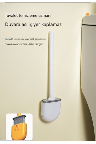 Luckystar1 Eternal Luck Duvara Monte Deliksiz Drenaj Tuvalet Tuvaleti - Mavi