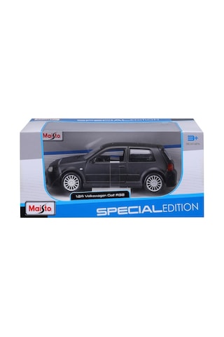 Maısto 1/24 Ölçek Volkswagen Golf R32 Model Araba - Siyah