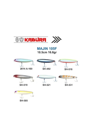 Kabura Majin 105f Sahte Balık