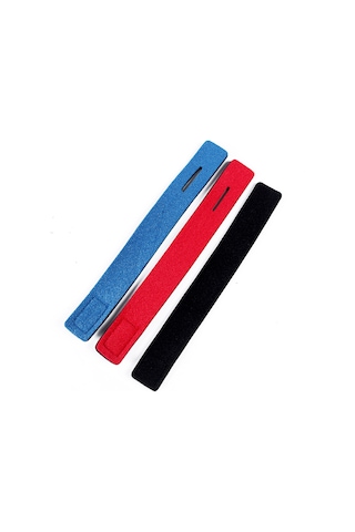 Jeemson 12 Adet Mavi Sbr-ok Kumaş Saçma Saklama Kayışları, 30x240mm Esnek, Dayanıklı, Uygun Boyutlu Balıkçılık Kayış Seti