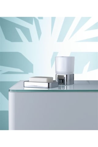 Keuco Aks. Elegance Sabunluk tezgah Üstü Cam- Krom - Keu.1165