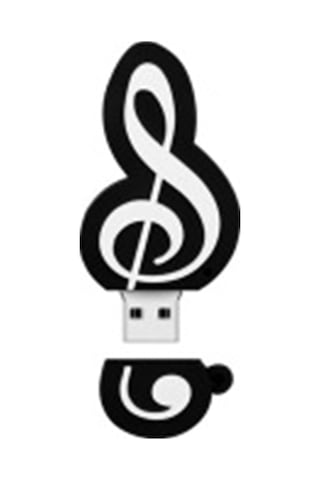 Sones Microdrive 128gb Usb 2.0 Müzik Notası U Diski