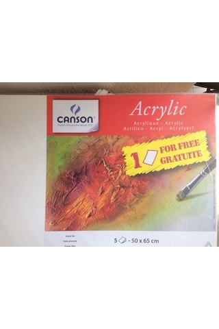 Canson Akrilik Kağıdı Soguk Pres 400 G 50x65 CM 5'li Paket