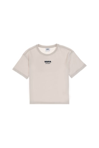 U.S. Polo Assn. Erkek Çocuk Açık Gri Comfort Bisiklet Yaka Tişört 50300064-VR001