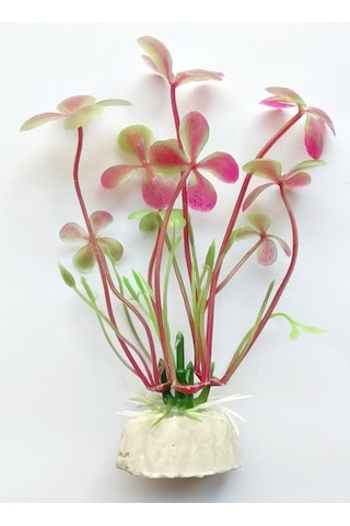 Plastik Süs Yapay Fanus Akvaryum Bitkisi Dekoru 10 Cm - Yonca