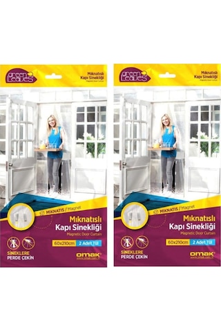 Mıknatıslı Kapı Sinekliği 2X(60X210) Cm 2 Adet