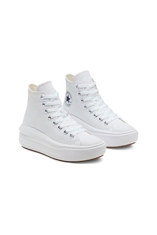 Converse Chuck Taylor All Star Move Platform Kadın Günlük Spor Ayakkabı Beyaz