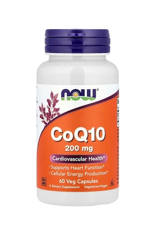 Now Foods Coq10 Coenzyme Q10 Ubiquinone 200 Mg 60 Veg Caps