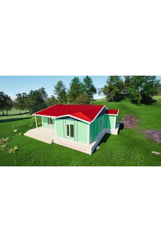 Ballife Prefabrik 113 M2 Standart Prefabrik Konut