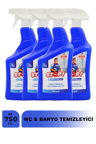 Stop Forte 4'lü Wc & Banyo Temizleyici