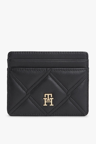 Tommy Hilfiger Th Femınıne Cardholder Kadın Siyah Cüzdan - Aw0aw18700