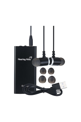 Lemestar Yaşlılar İçin Usb Şarjlı Kulak İçi Ses Artırıcı, Ayarlanabilir Ses, 200mah Pil, Farklı Boyutlarda Değiştirilebilir Kulak Takıcıları