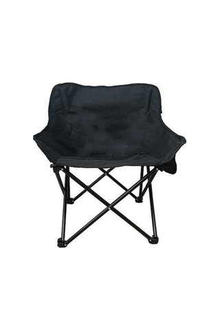 Prestigegoods Yüksek Kaliteli Siyah Outdoor Kamp Sandalyesi - Katlanabilir Taşınabilir Siyah