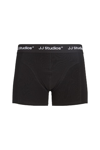 Jack & Jones Jacsoho Solid Erkek Boxer 3'lü Paket Pamuklu Rahat Siyah