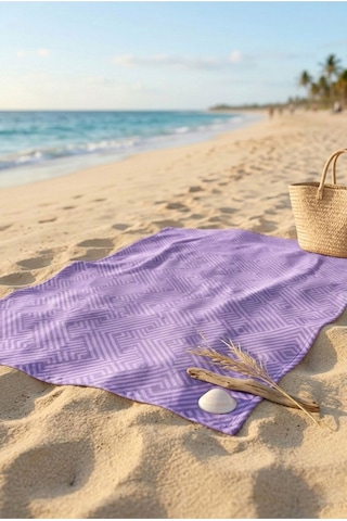 Indigo Peak Pembe Plaj Havlusu 70 X 150 Mor