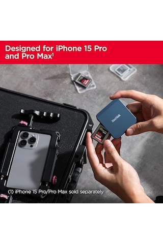 Pro-cınema Cfexpress Tip B Kayıt Cihazı, Magsafe Uyumlu İphone 15 Pro/pro Max İçin, 4k Prores Kayıtları, Usb-c Bağlantısı, Manyetik Sabitleme, Yüksek Veri Aktarım Hızı