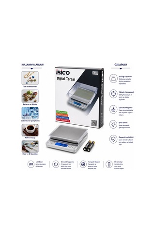 İbico İ11-011 Superior Mini I-2000 Hassas Tartı - 3000 G / 0.01 G Şeffaf Kapaklı