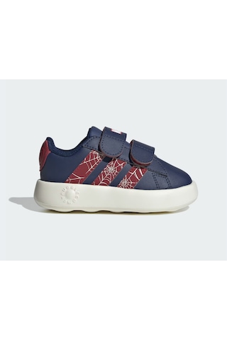 Adidas Bebek Mavi Yürüyüş Ayakkabısı Grand Court Spıder-man Cf I Js2342 Siyah