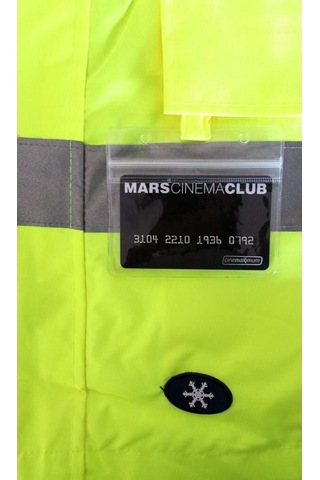 Junıor Jn1011/p Waterproof Polarlı Fosforlu Oxford Parka Sarı L Beden Sarı