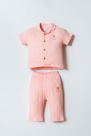 U.s. Polo Assn. Kız Bebek Turuncu Takım 5274-50097 Turuncu