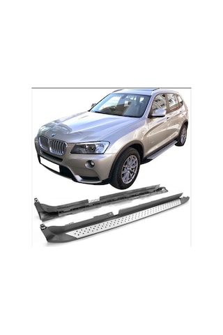 Bmw X3 Uyumlu 2003-2010 Yan Basamak Koruma Bmw Tip Style İthal