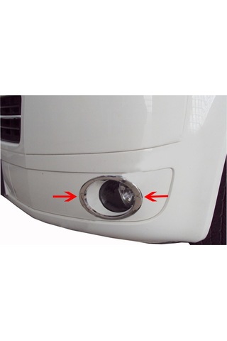 Vw Volkswagen Transporter T5 Uyumlu Sis Çerçevesi 2 Parça 2010-2014 Paslanmaz Krom