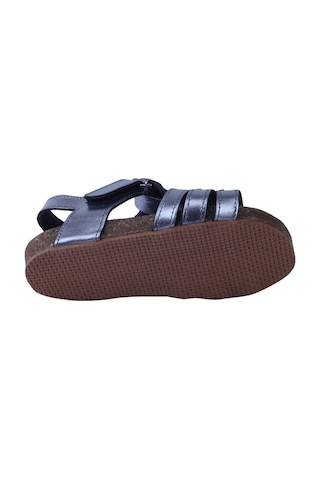 Toddler 01217 Anatomik Deri Mantar Taban Püsküllü Sandalet 21-25 (422205806) Füme