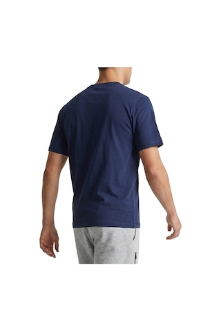 Sportive Bane Erkek Lacivert Günlük Stil T-shirt 26ye0017-klcv Mavi