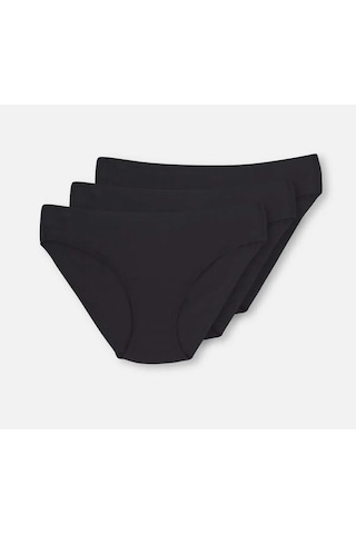 3 Lü Paket Dagi Bayan Klasik Slip Külot 5113kc Siyah