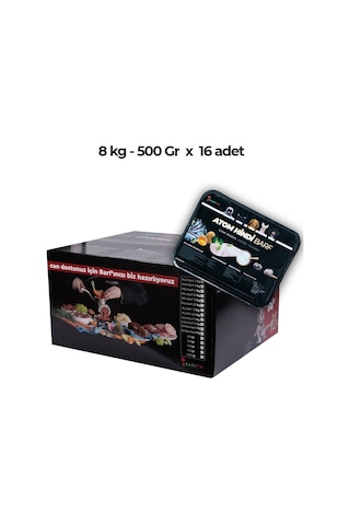 Barftr Hindi Barf Köpek Maması 16 x 500 G