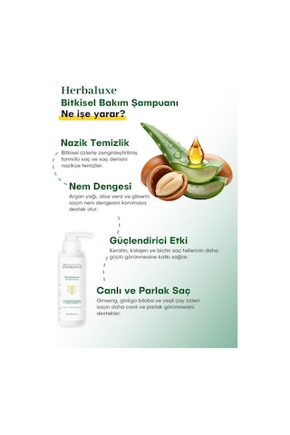 Herbaluxe Bitkisel Bakım Şampuanı 250 Ml