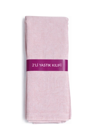 4'lü Pamuklu 50x70 Yastık Kılıfı Pembe