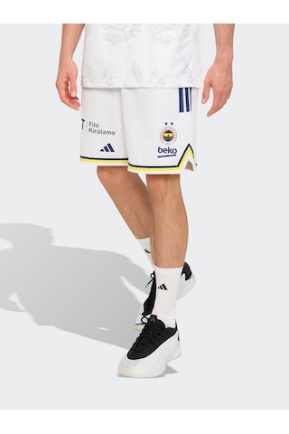 Fenerbahçe Basket Erkek Beyaz Maç Şortu 25/26 Beyaz