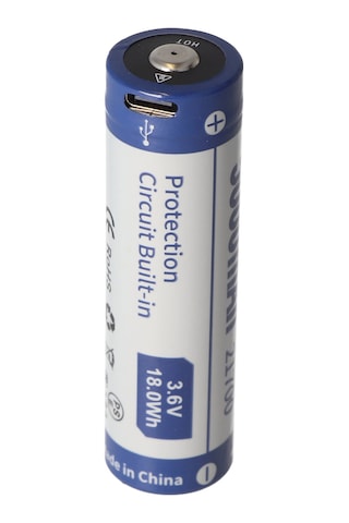 21700 li-Ion Pil 5000 Mah li-Ion 3.7V - 3.6V 76 2x21.4MM Pcb Korumalı Usb-C Şarj Seçeneği Dahil P2150Tc