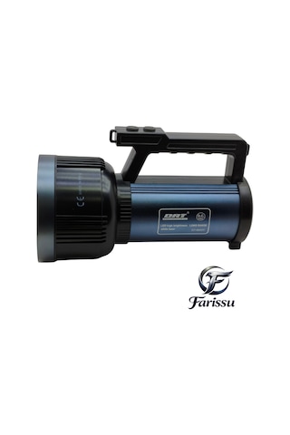 Dat Dt-8603t 150w 15.000 Lümen 1 Km Menzilli Profesyonel Şarjlı Projektör El Feneri Ve Powerbank Mavi