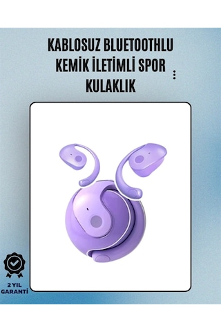 S05 Kablosuz Bluetooth 5.3 Kemik İletimli Spor Kulaklık Ipx4 Suya Dayanıklı, 6 Saat Pil Ömrü Çok Renkli