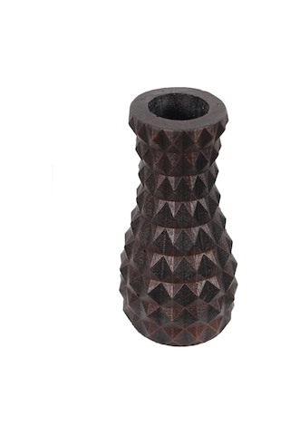 Lüx Beton Vintage Vazoda Yapay Ortanca Tanzimi 30 Cm Mavi