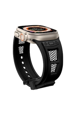 Apsuwa Apple Uyumlu Watch Ultra Kordon Kayış Silikon Soft Hava Boşluklu