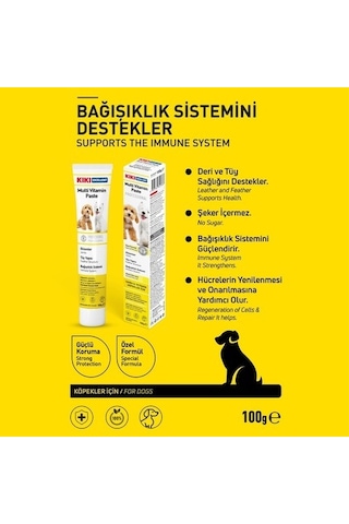 Kiki Excellent Köpek Multi Vitamin Paste Macun 100 G
