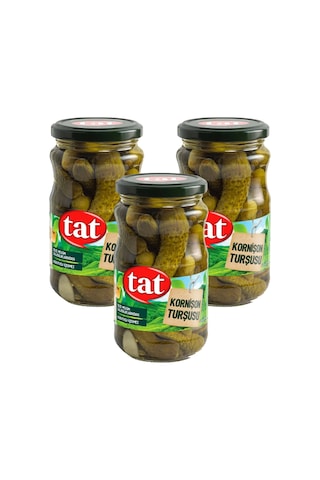Tat Kornişon Turşu 350 Gr Cam X 3 Adet