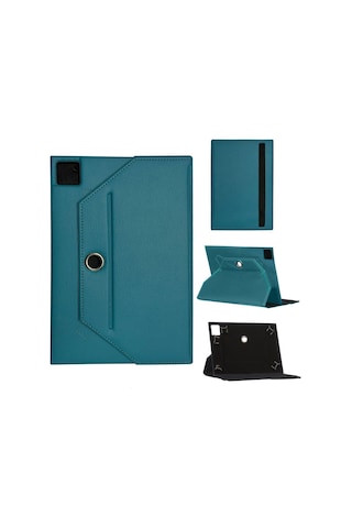 Apple iPad Uyumlu Pro 11 2021 3.nesil Mhqr3tu/a Universal Standlı Tablet Kılıfı Mavi