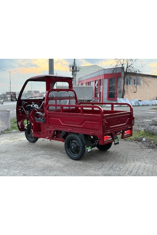 Volta VT5 2024 Elektrikli Damperli 3 Teker Kasalı Yük Taşıma Kırmızı
