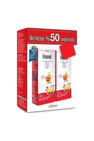 Orzax İmunol Şurup 150 ML 1+1