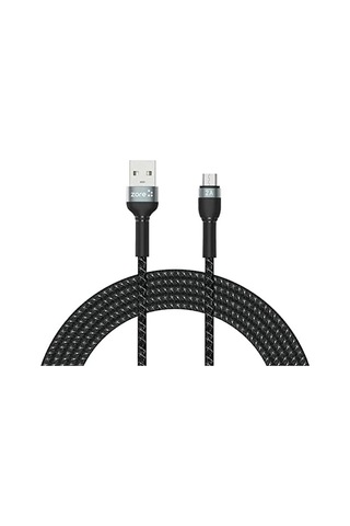 Senon Zore Shira Serisi Micro Usb Kablo 3m Siyah