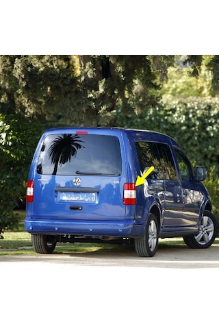 VW Caddy 04-10 Sağ Arka Stop Fren Sinyal Lambası Camı 2K0945096D