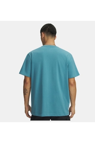 Under Armour M Logo Emb Erkek T-shirt 1373997-466 Mavi