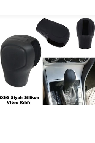 Dsg Vites Topuz Kılıfı Silikon Otomatik Vites Masajlı Siyah
