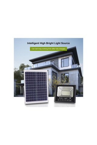 Moveevo Güneş Enerjili Projeksiyon Lambası 40w - Işık Kontrolü, Uzaktan Kumanda, Zamanlama Ve Parlaklık Ayarlama - 170 Led Işık Demeti Diğer